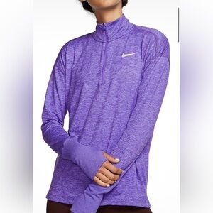 Nike Athletic Purple Quarter Zip